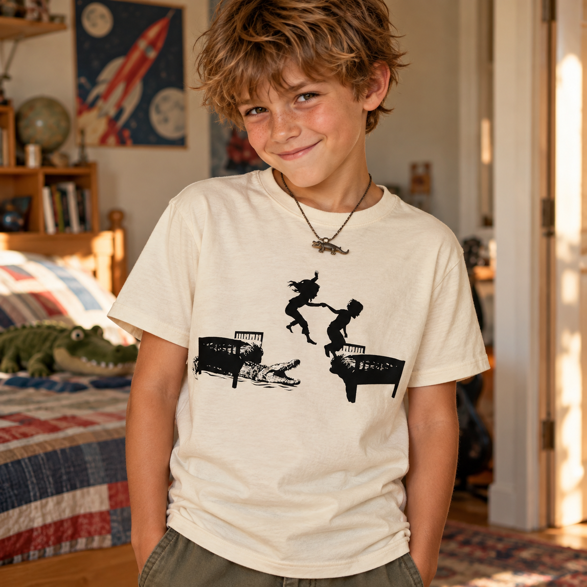 HOT LAVA - Kids unisex tee for boys and girls