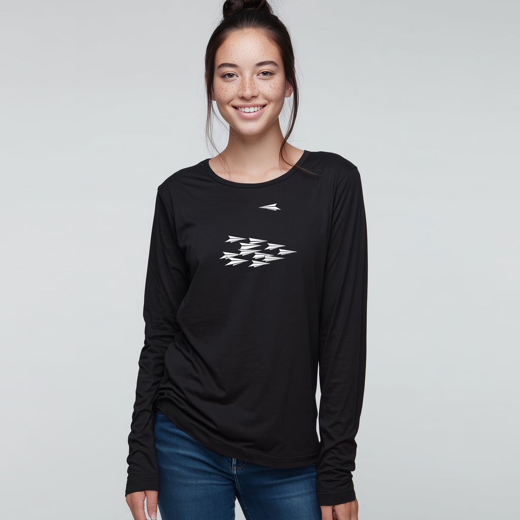 MAVERICK - long sleeve unisex tee for men and women