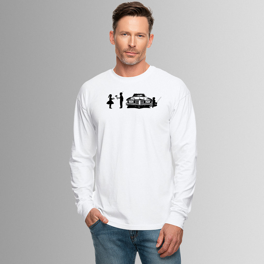 SHY - long sleeve unisex tee for men and women