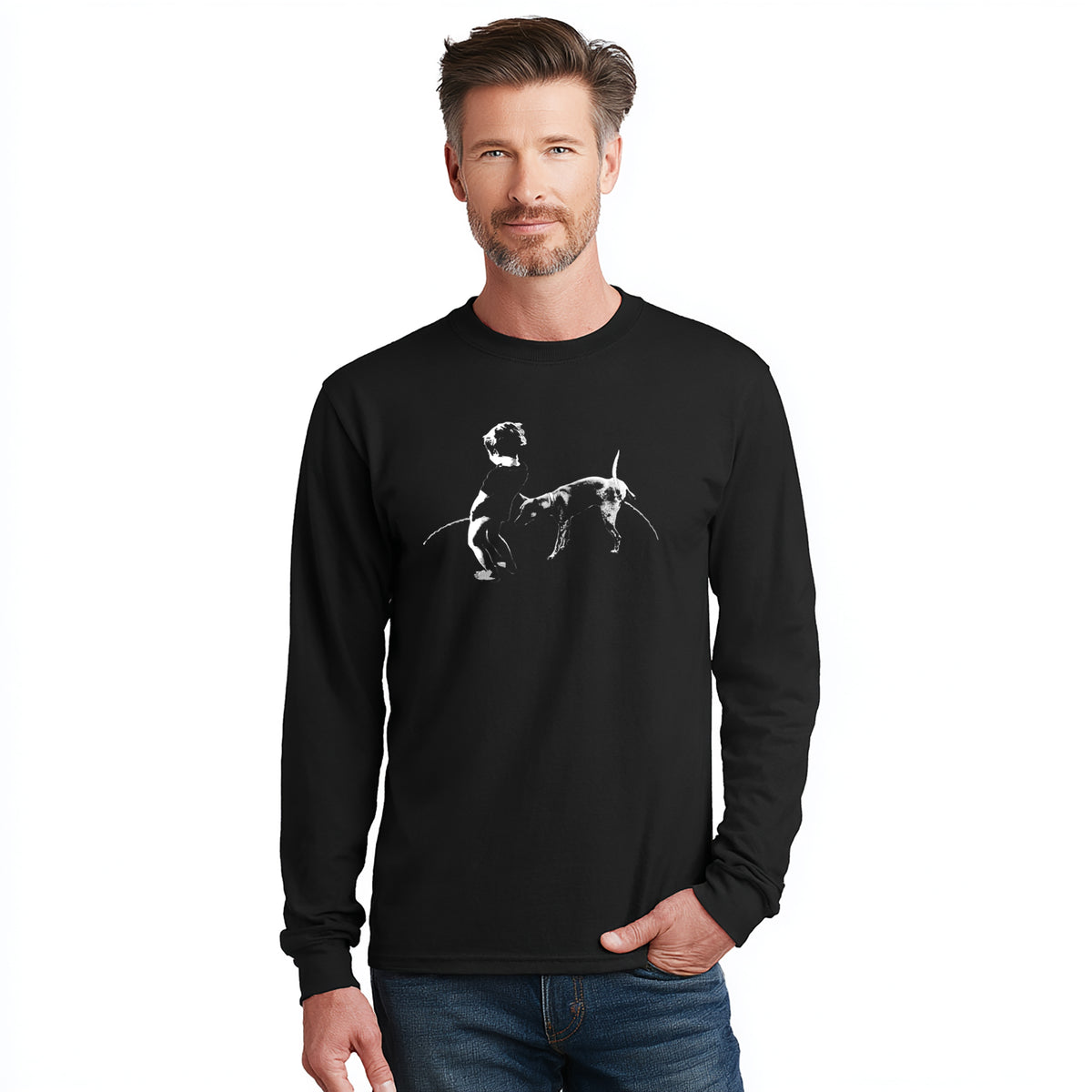 BEST BUDS - long sleeve unisex tee for men and women