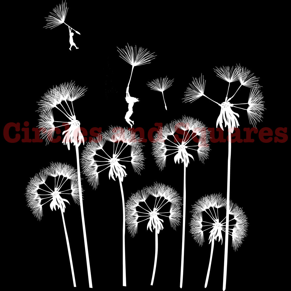 DANDELION DREAM - long sleeve unisex tee for men and women