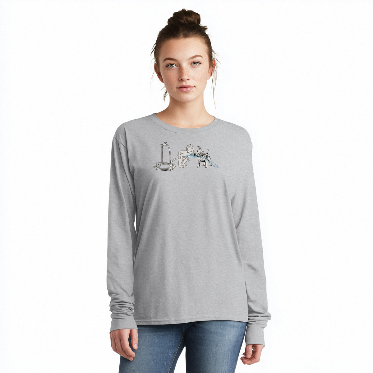 DRINKING BUDS - long sleeve unisex tee for men and women