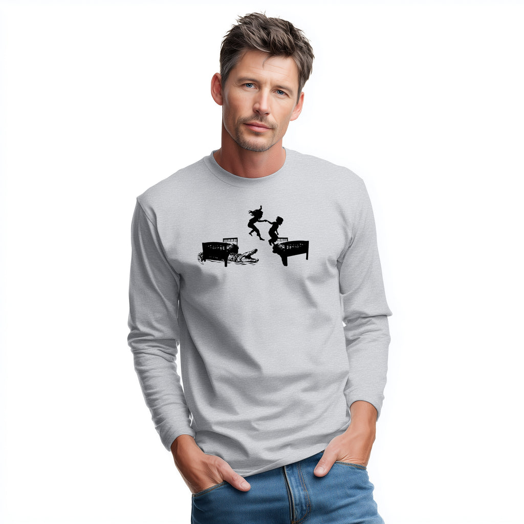 HOT LAVA - long sleeve unisex tee for men and women