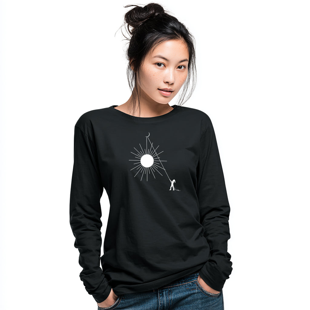 NEW DAY (girl) - long sleeve unisex tee for men and women