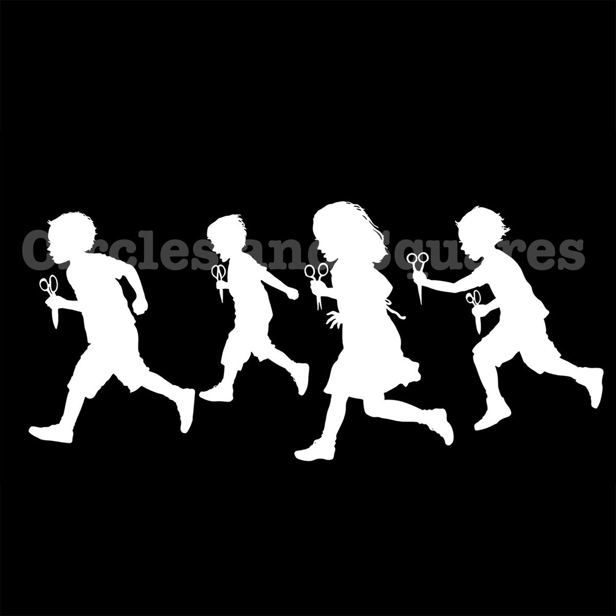 RUNNING WITH SCISSORS - long sleeve unisex tee for men and women
