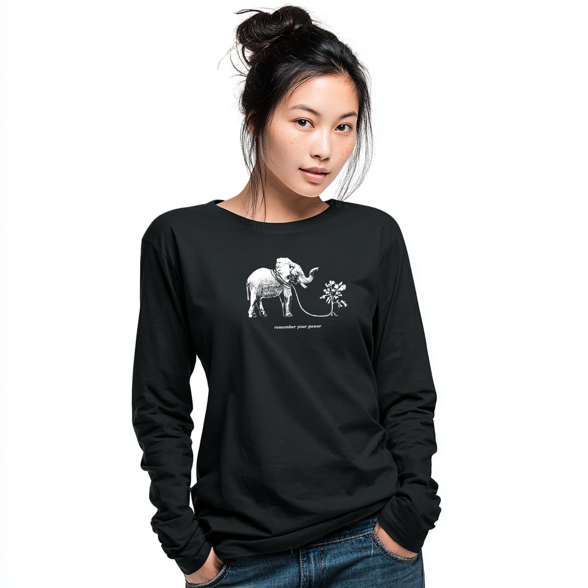 REMEMBER YOUR POWER - long sleeve unisex tee for men and women