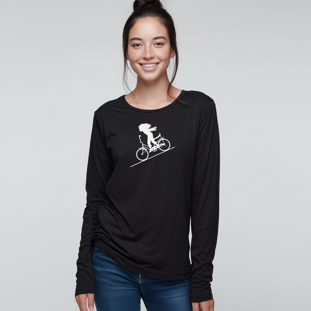 FASTER FASTER (girl) - long sleeve unisex tee for men and women