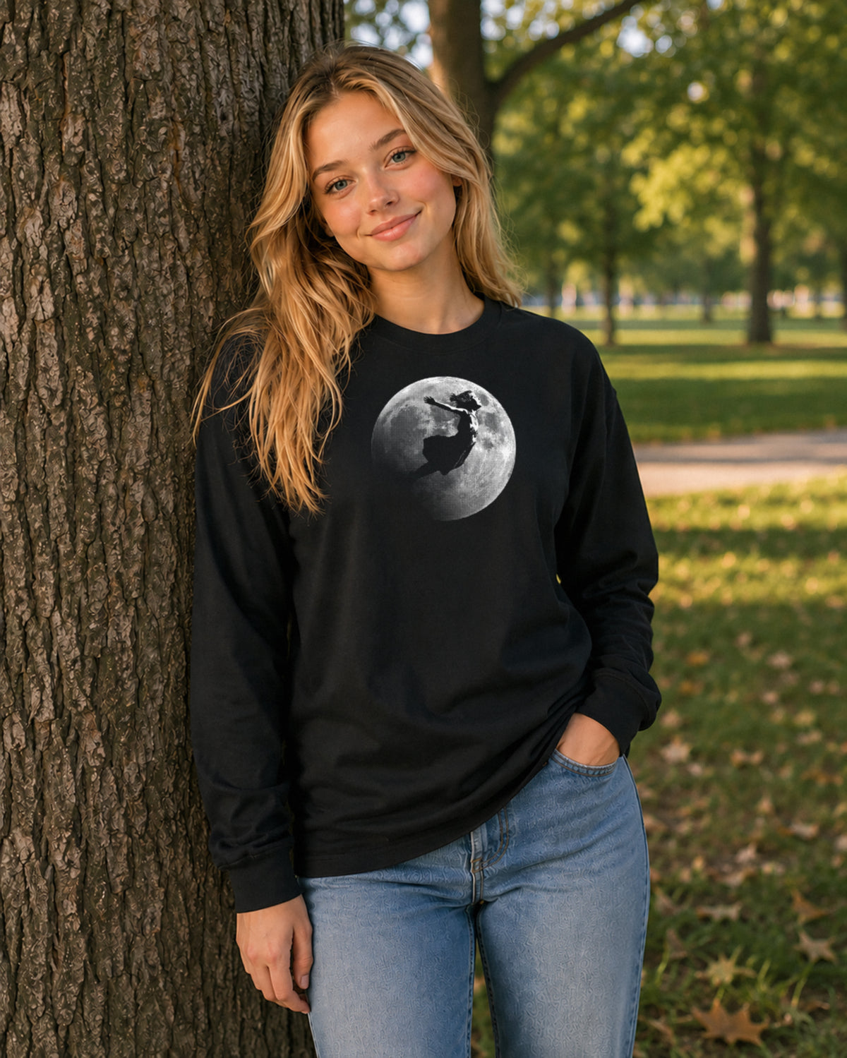 FLYING DREAM - girl - long sleeve unisex tee for men and women