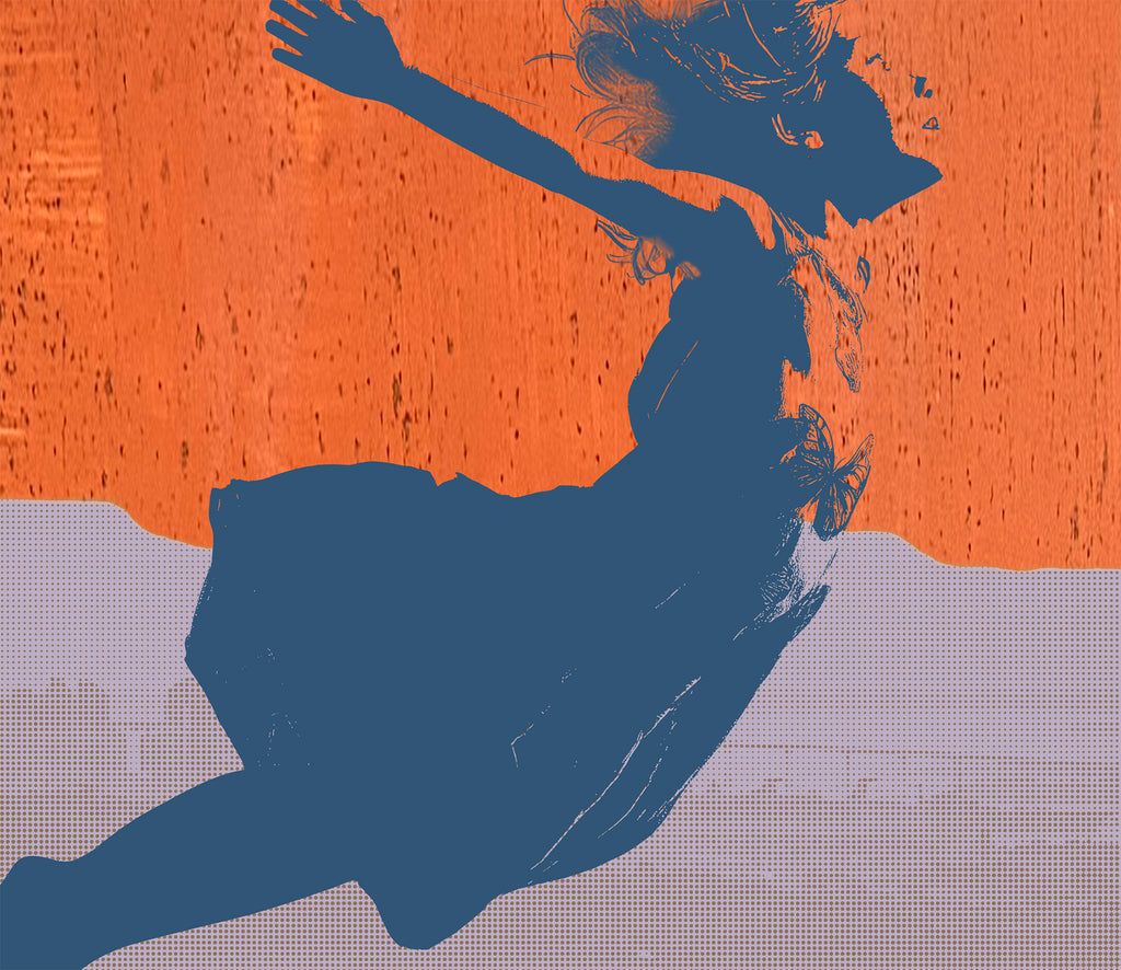 FLYING DREAM - girl - poster - 3 sizes