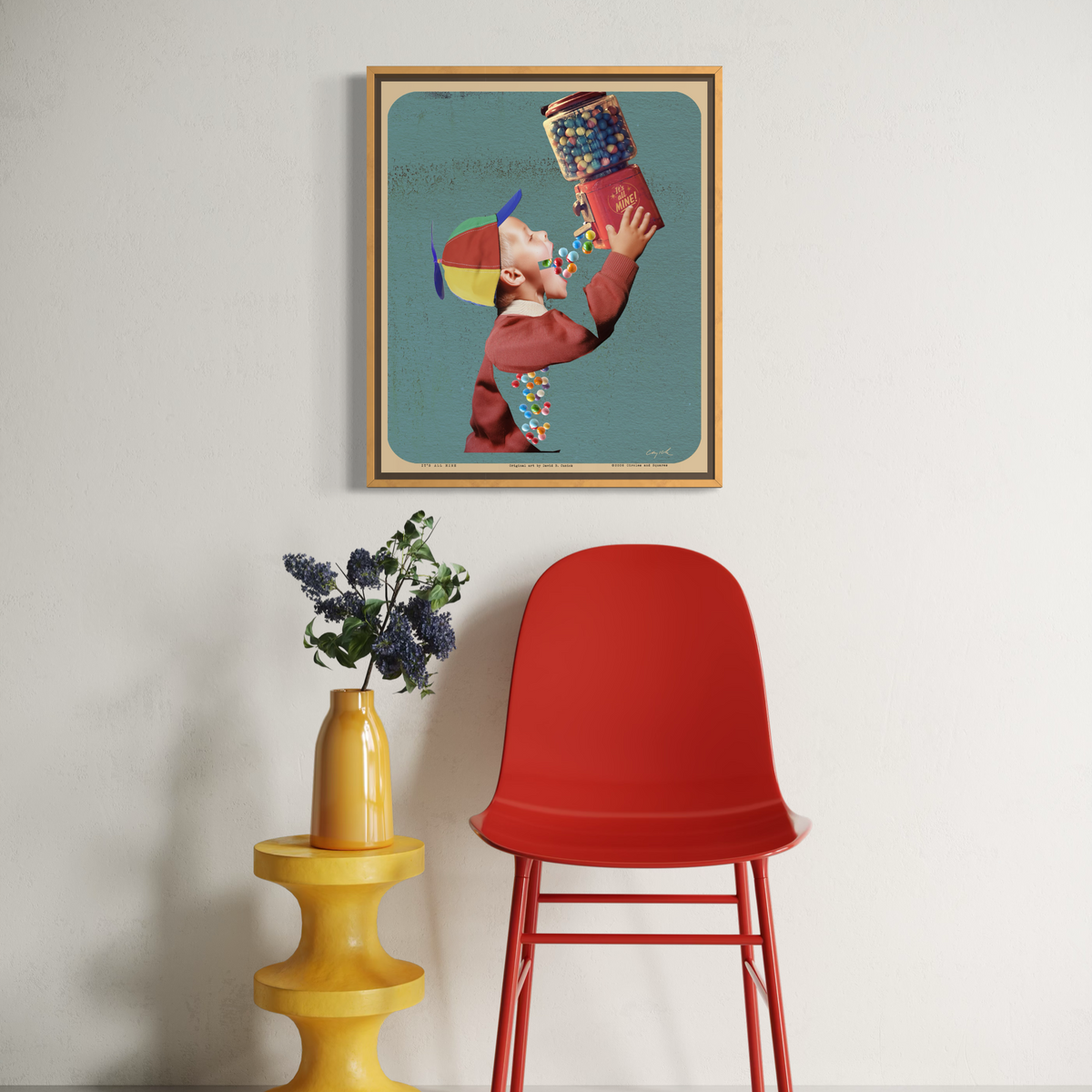 IT'S ALL MINE - poster - 3 sizes