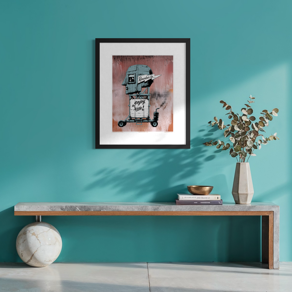 REMEMBER TO ENJOY THE RIDE - poster - 3 sizes