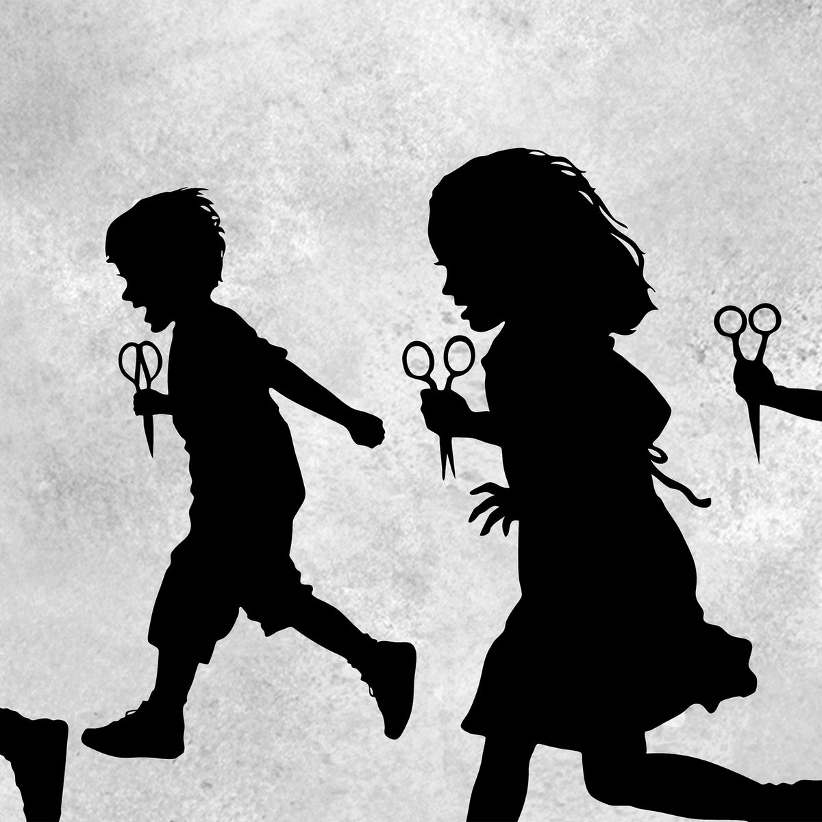 RUNNING WITH SCISSORS - poster - 3 sizes