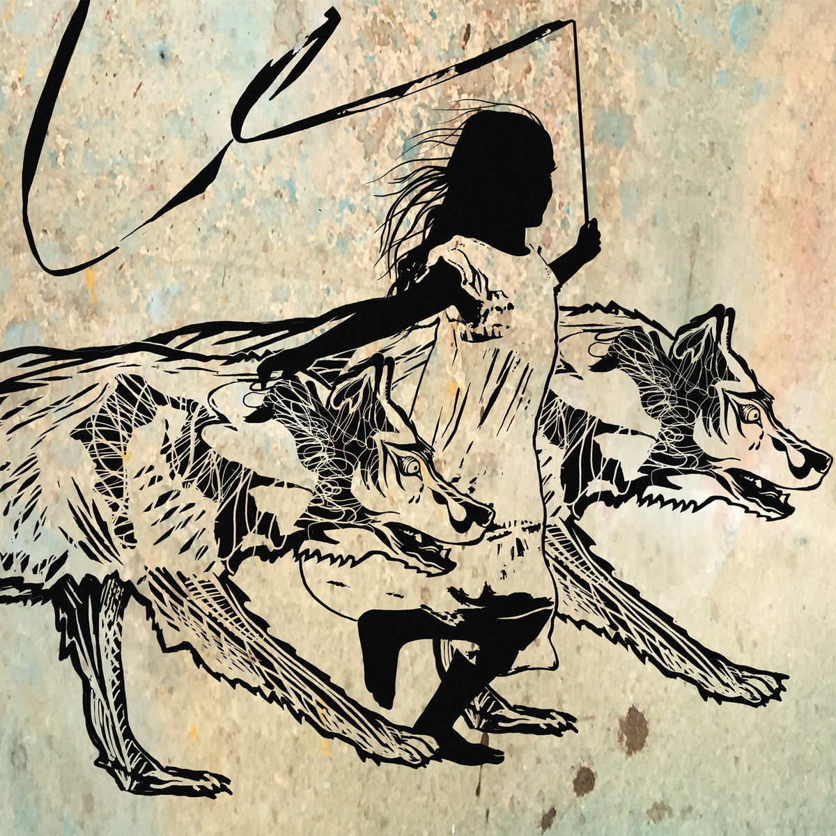 RUNNING WITH WOLVES - poster - 3 sizes