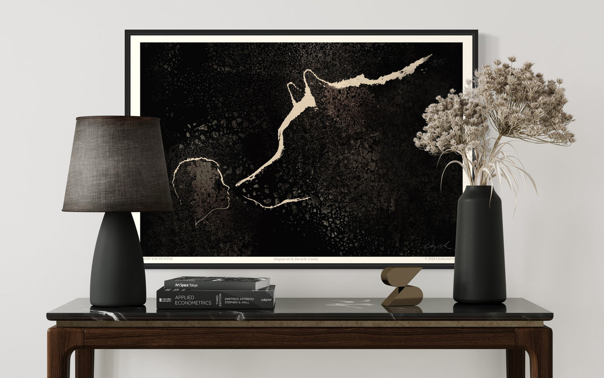 NIGHT ENCOUNTER poster - 3 sizes