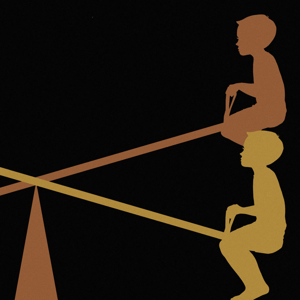 TEETER TOTTER - poster - 3 sizes