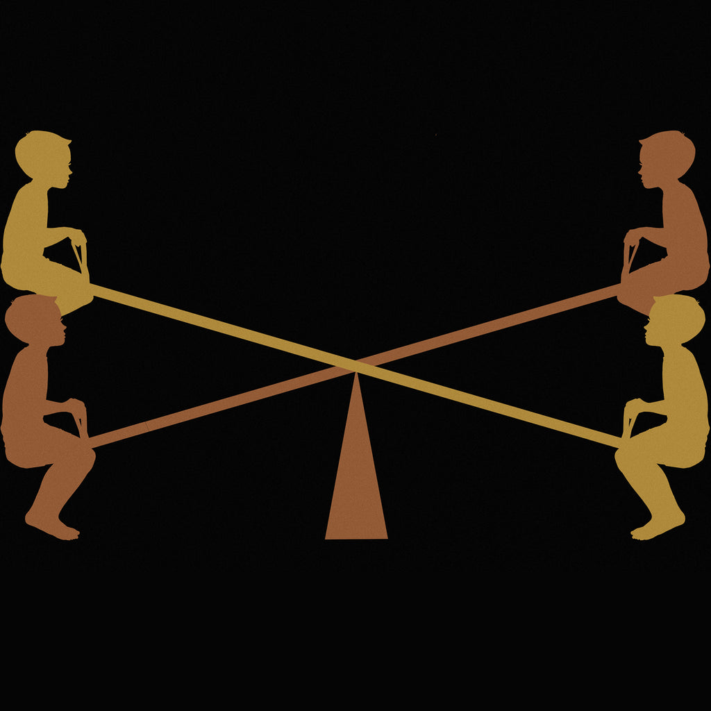 TEETER TOTTER - poster - 3 sizes