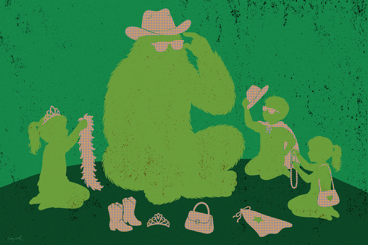 UNLIKELY FRIEND - Canvas Print - 2 sizes - FREE SHIPPING