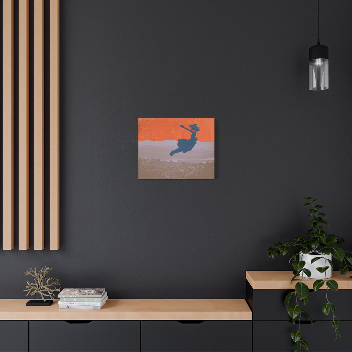 FLYING DREAM - girl - Canvas Print - 2 sizes - FREE SHIPPING