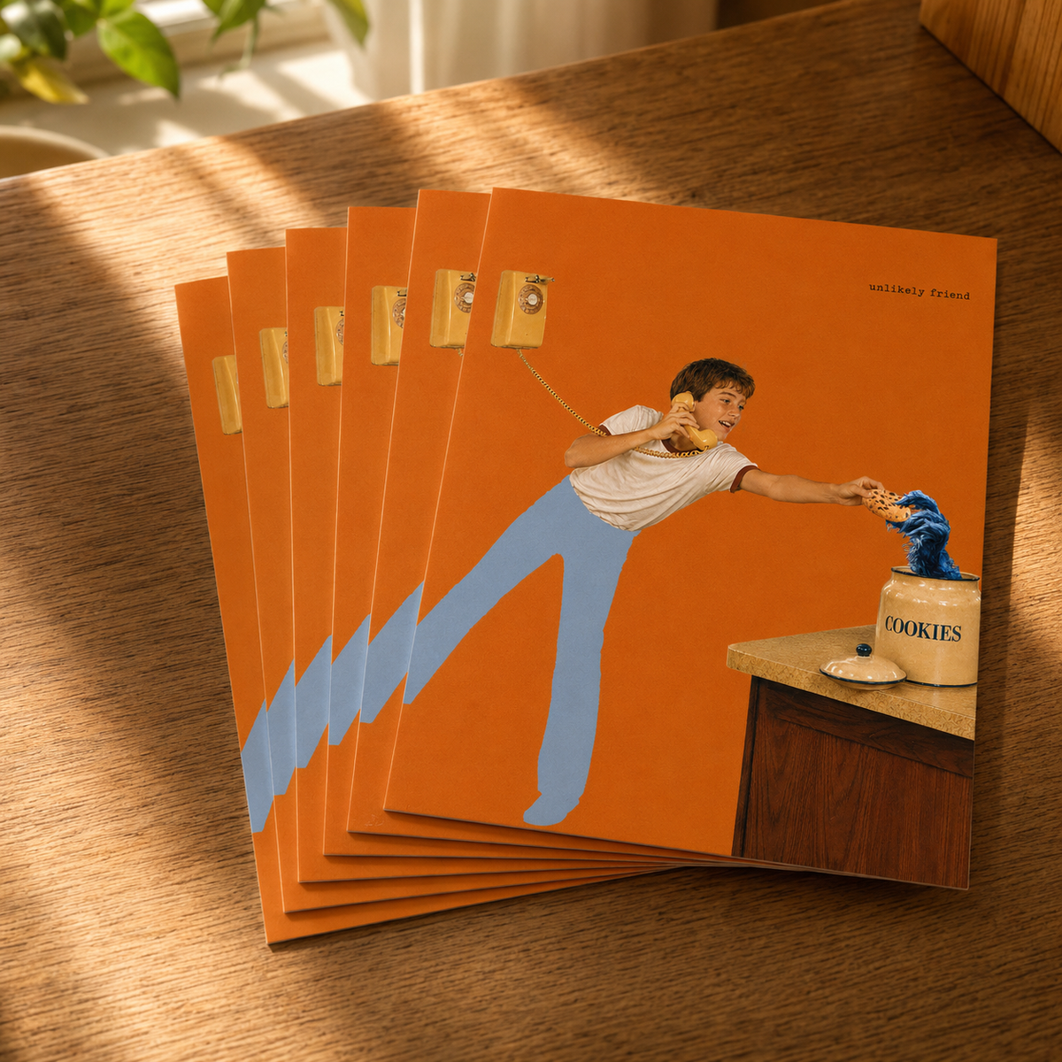 UNLIKELY FRIEND 2 - greeting card with envelope - single and multi pack. Free shipping