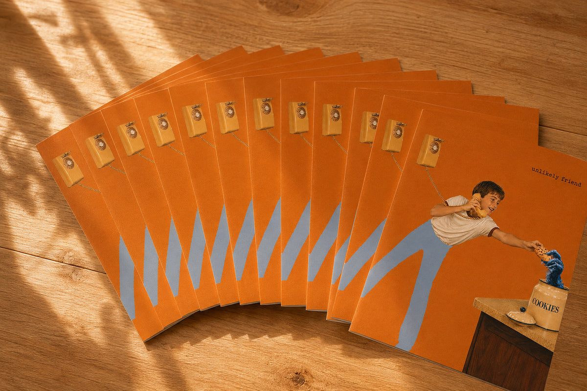 UNLIKELY FRIEND 2 - greeting card with envelope - single and multi pack. Free shipping