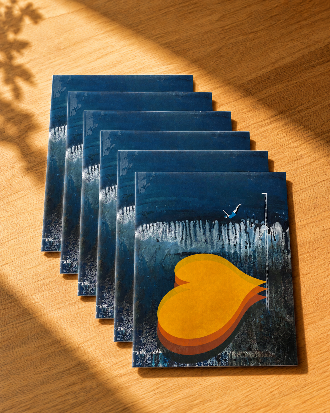 DIVE DEEP - greeting card with envelope - single and multi pack. Free shipping