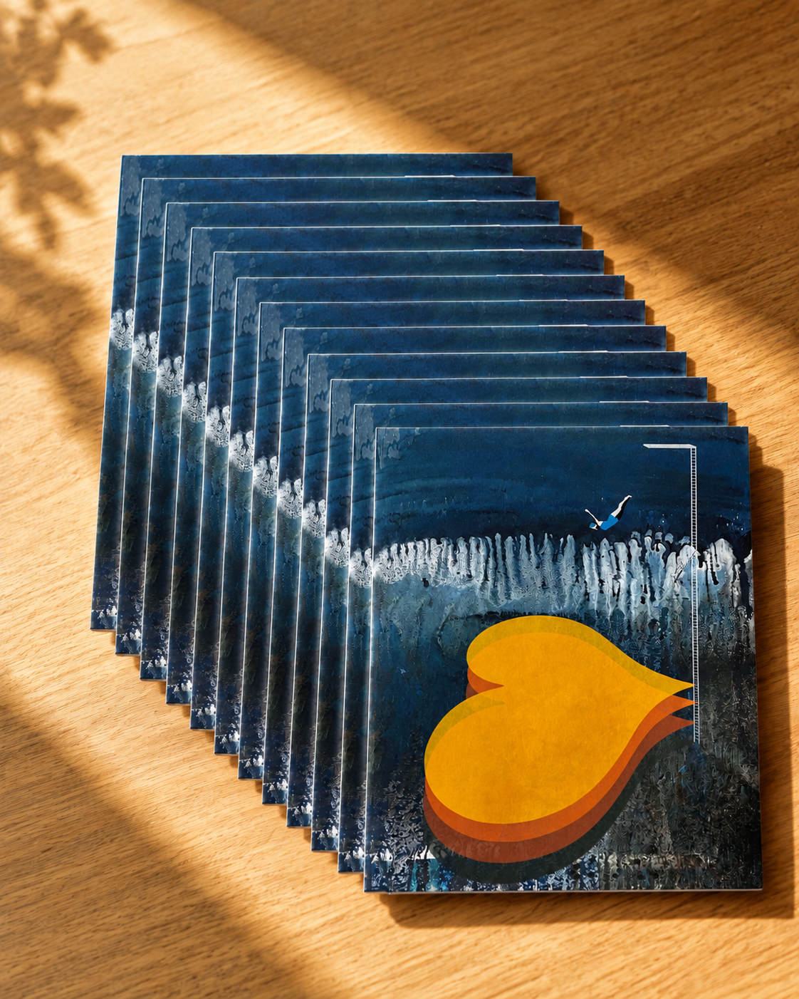 DIVE DEEP - greeting card with envelope - single and multi pack. Free shipping