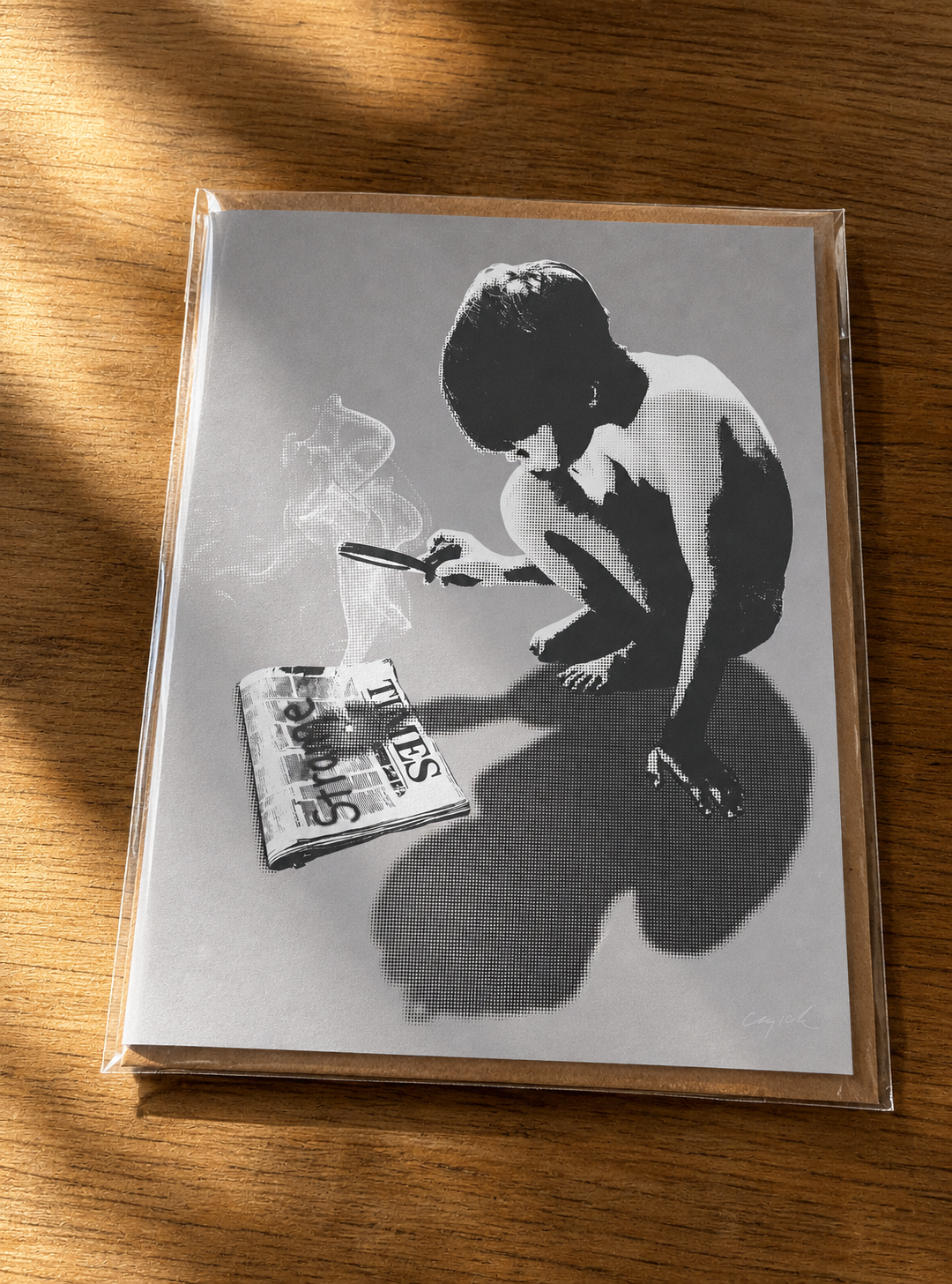 STRANGE TIMES - greeting card with envelope - single and multi pack. Free shipping