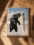 FIERCE ON STILTS - greeting card with envelope - single and multi pack. Free shipping