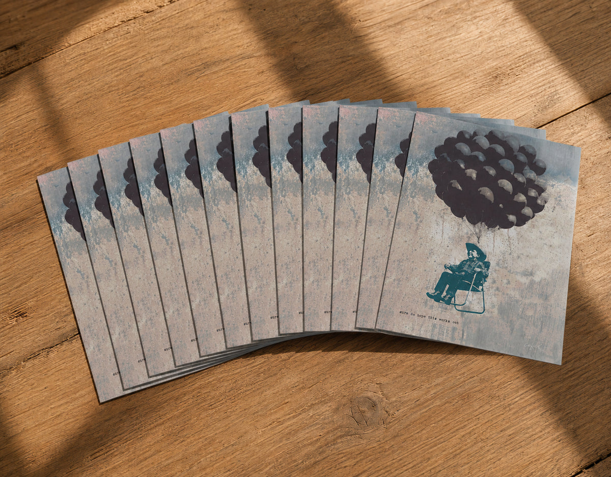 SURE DO HOPE - greeting card with envelope - single and multi pack. Free shipping