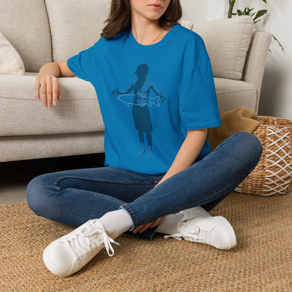 A FISH STORY - unisex tee for men and women
