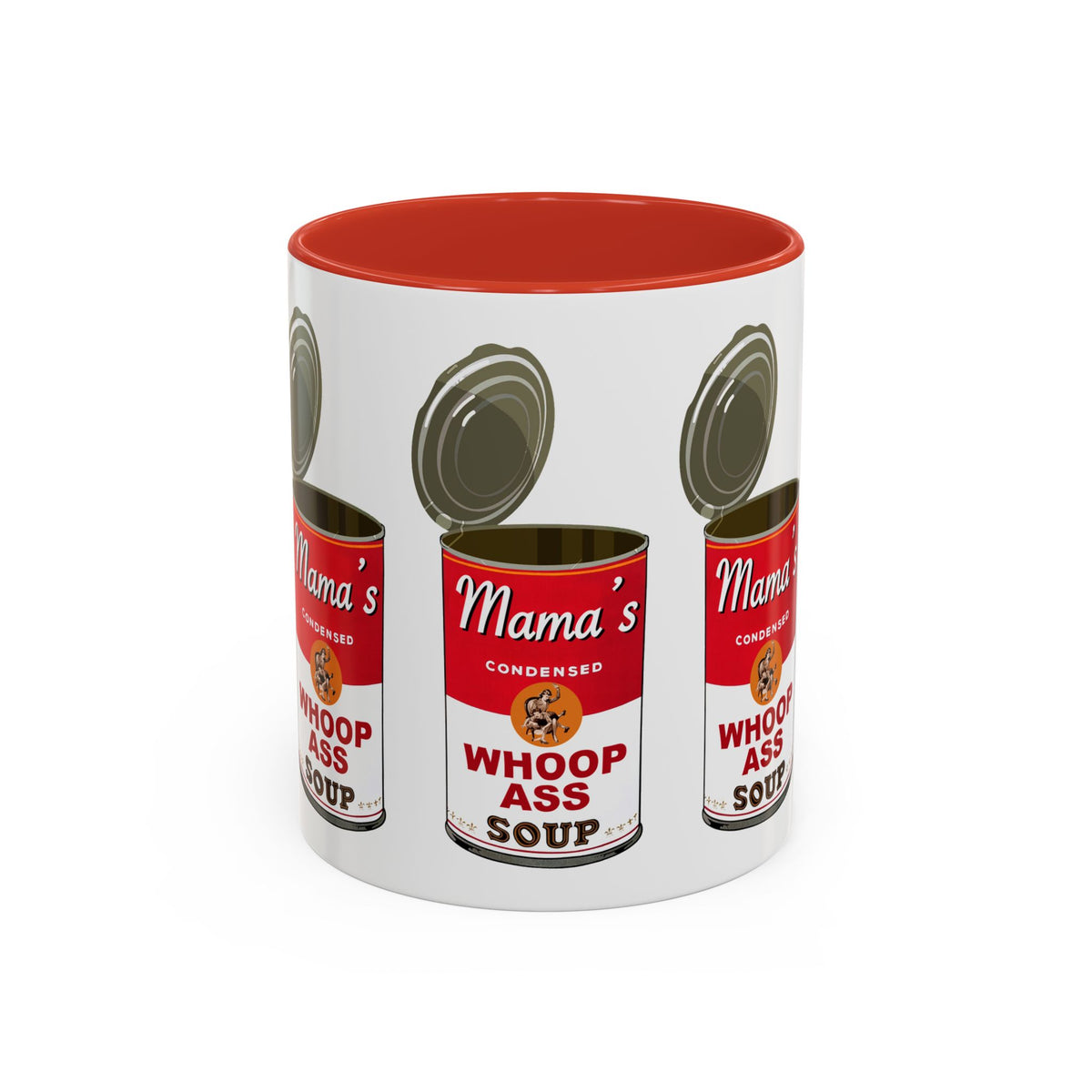 WHOOP ASS - Accent Coffee Mug (11oz)