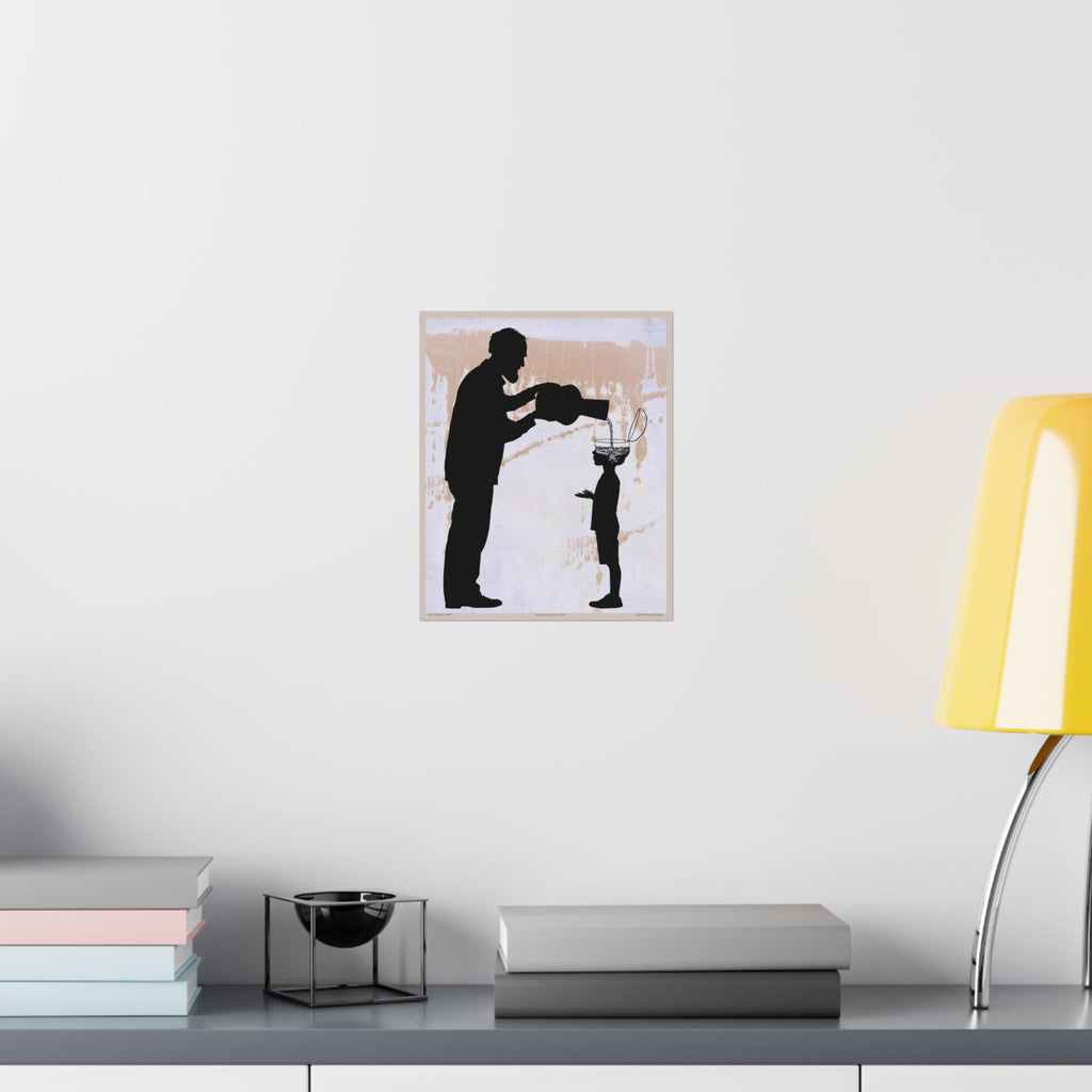 ALL THE GOOD STUFF - Grandfather and grandson - poster - 3 sizes