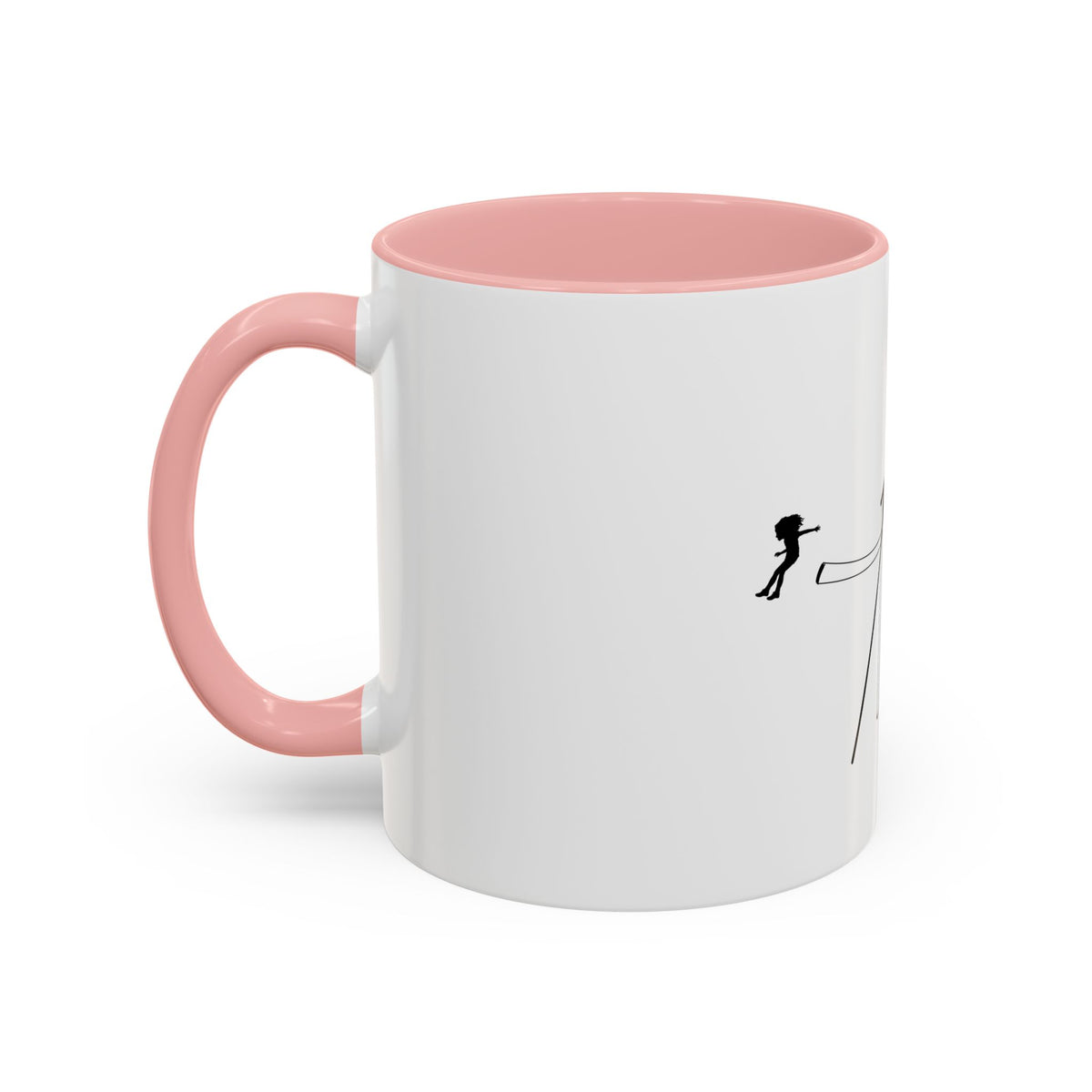 Jump (girl) - Accent Coffee Mug (11oz)