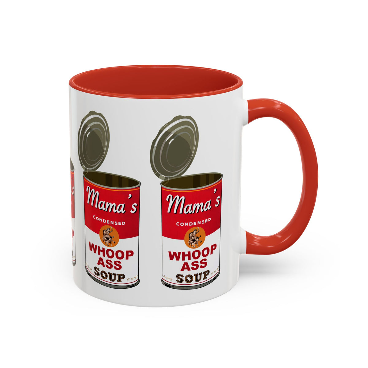 WHOOP ASS - Accent Coffee Mug (11oz)