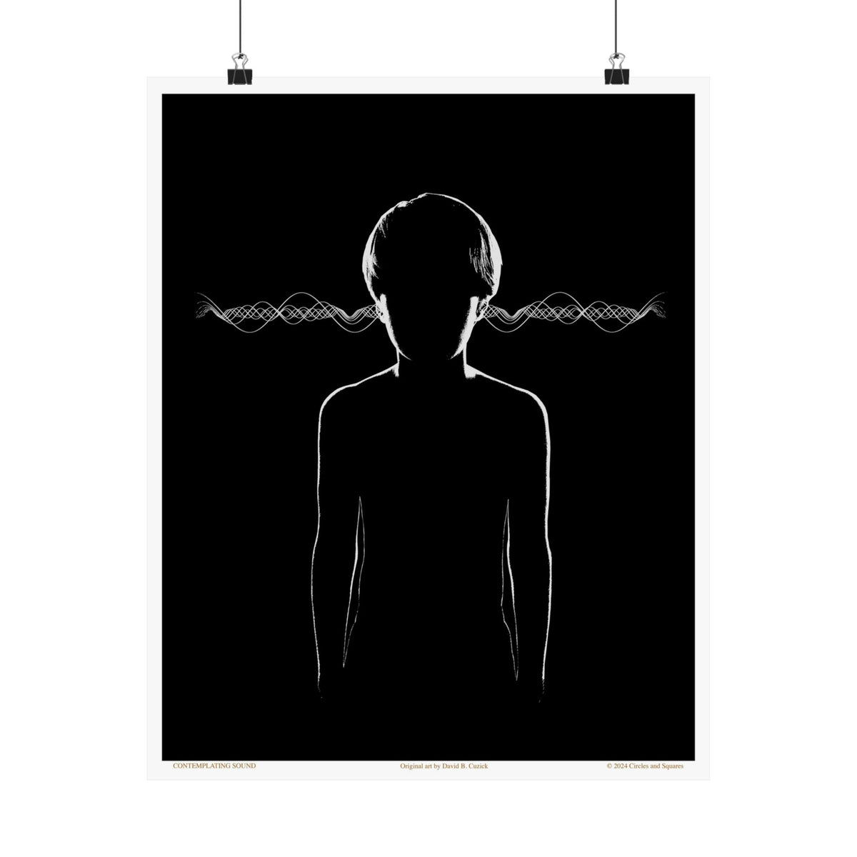 CONTEMPLATING SOUND -  3 sizes