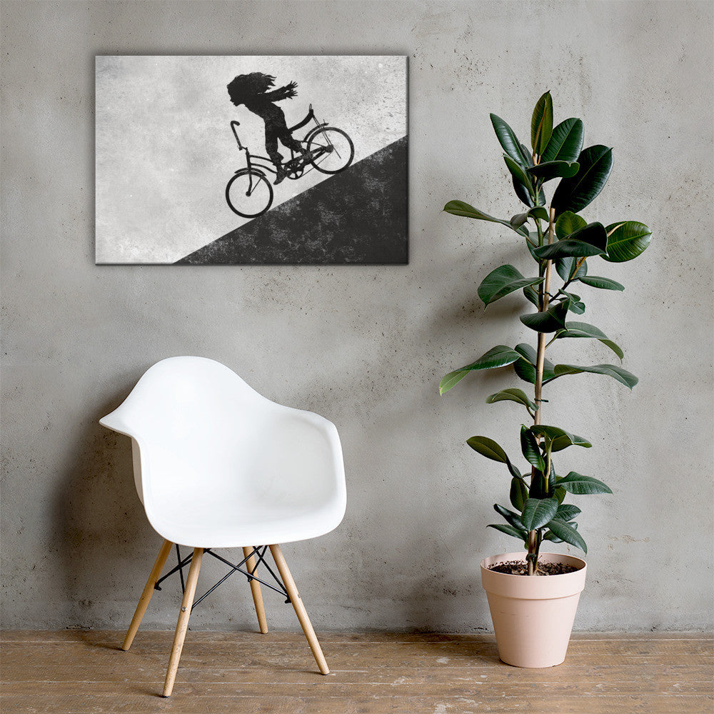 24x36 FASTER FASTER canvas print