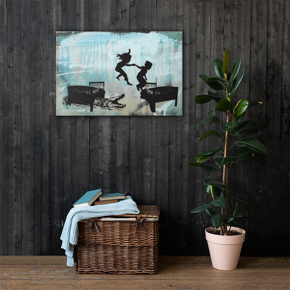 24x36 HOT LAVA canvas print