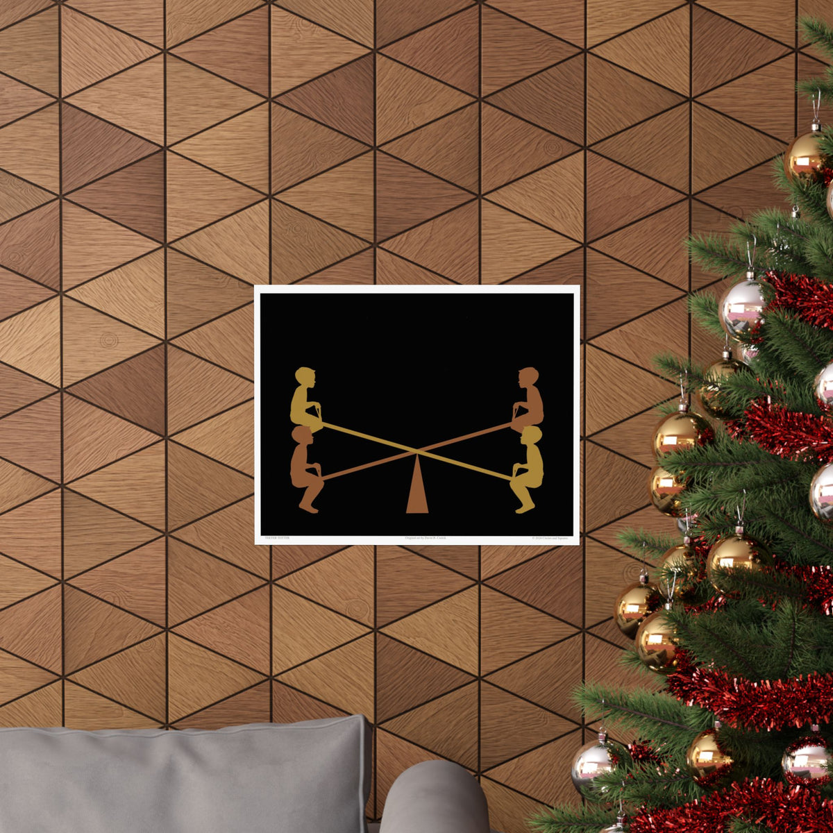 TEETER TOTTER - poster - 3 sizes