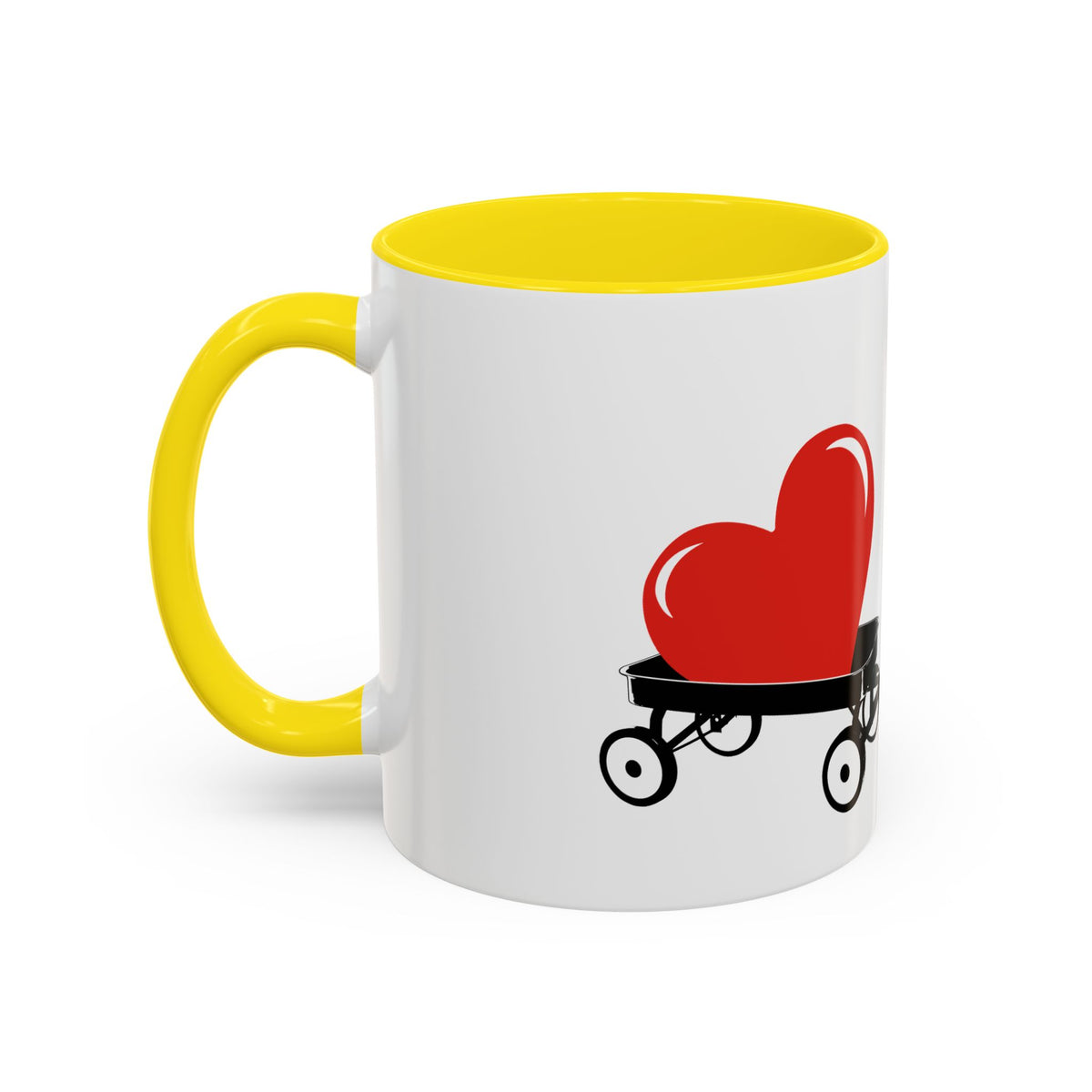 HEART TOO BIG TO CARRY - Accent Coffee Mug (11oz)