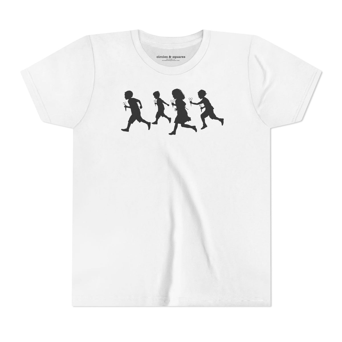 RUNNING WITH SCISSORS - Kids unisex tee for boys and girls