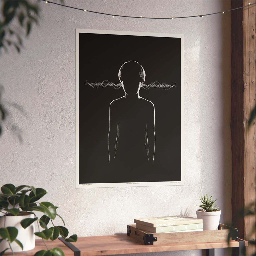 CONTEMPLATING SOUND -  3 sizes