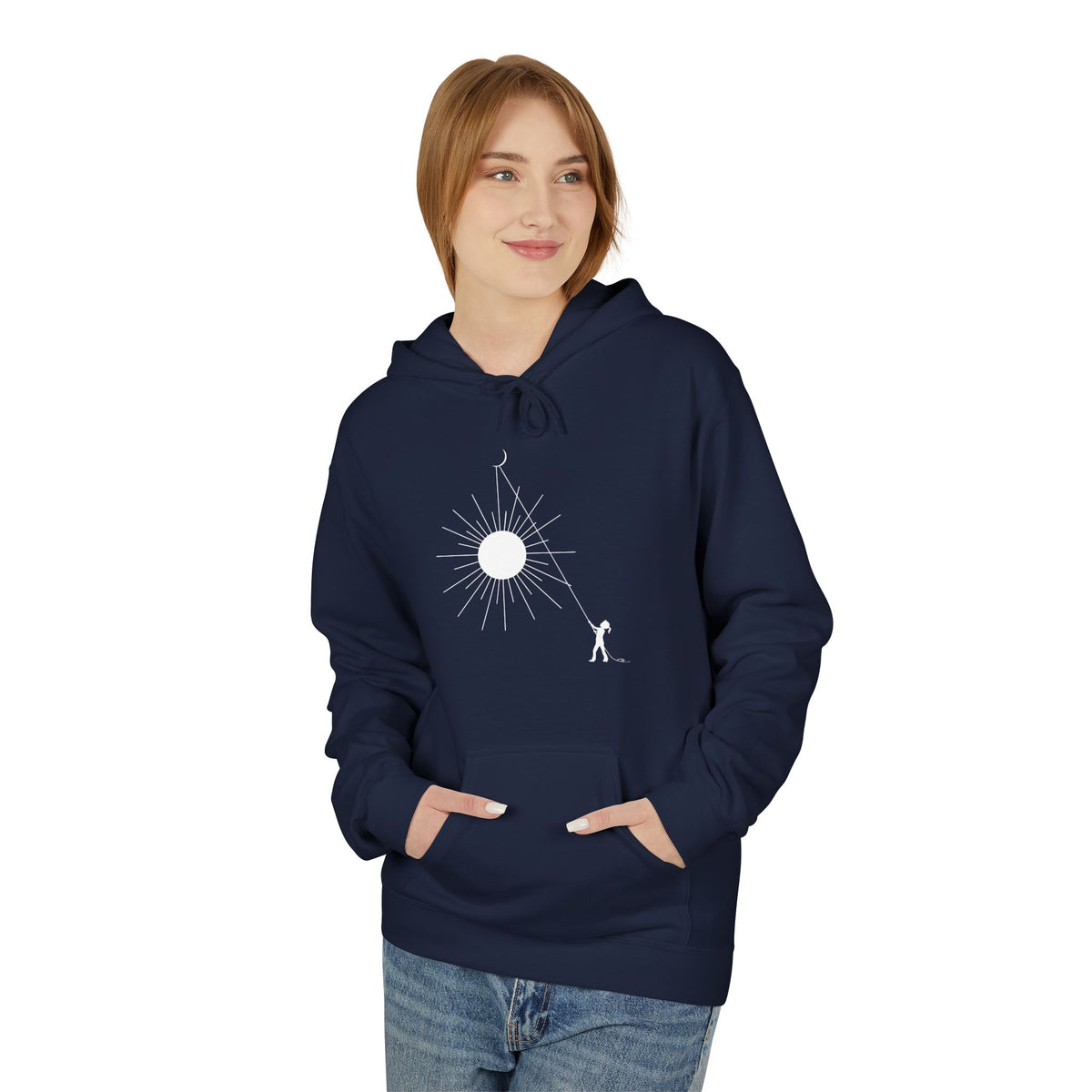 NEW DAY girl) - Unisex Fleece Hoodie - FREE SHIPPING