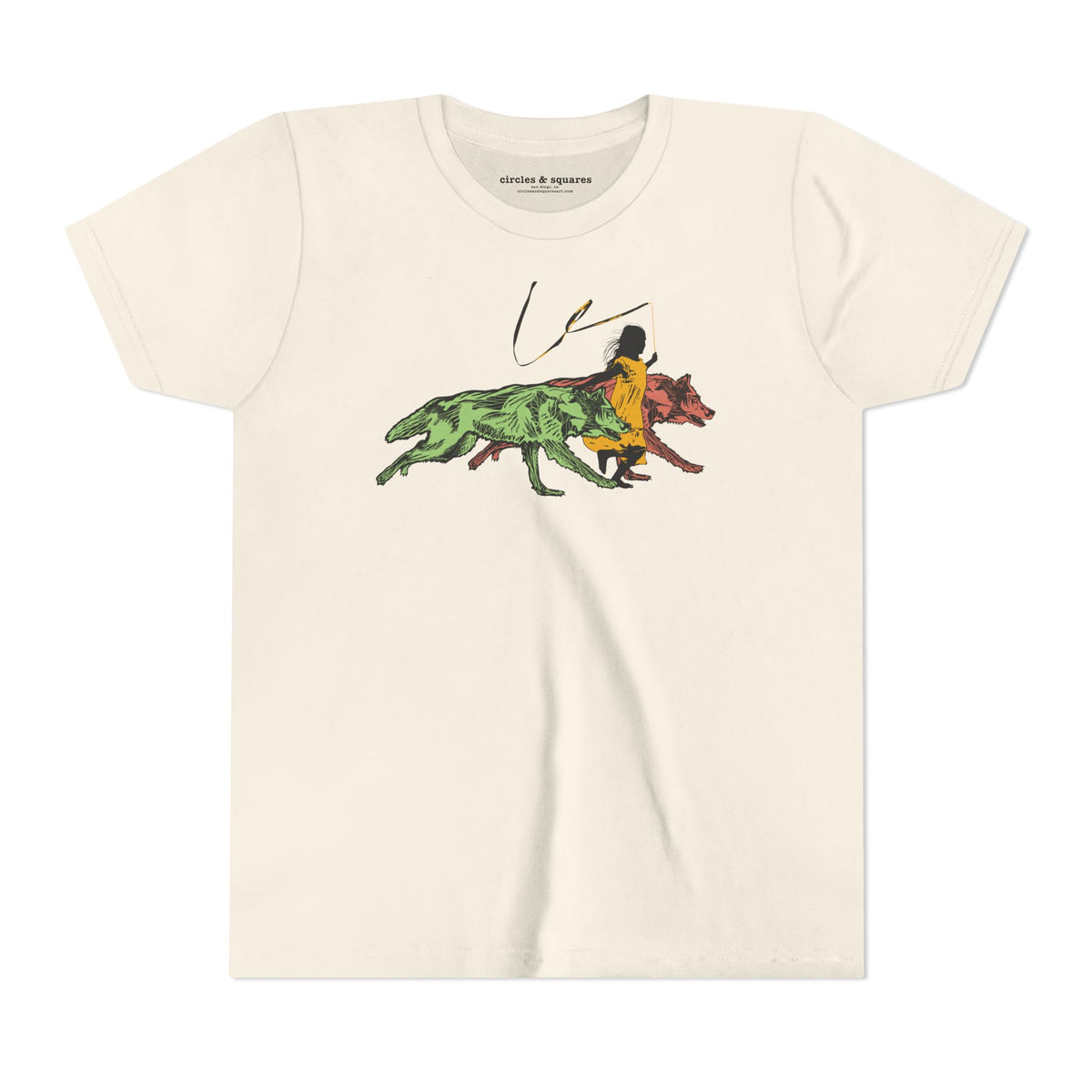 RUNNING WITH WOLVES - unisex kids tee