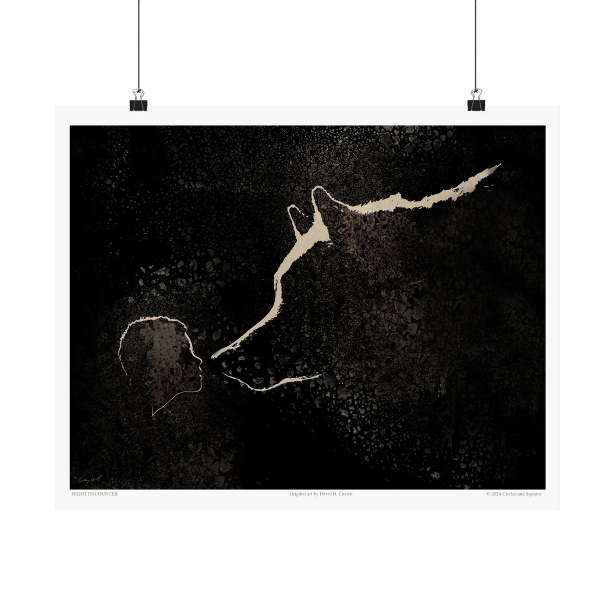 NIGHT ENCOUNTER poster - 3 sizes