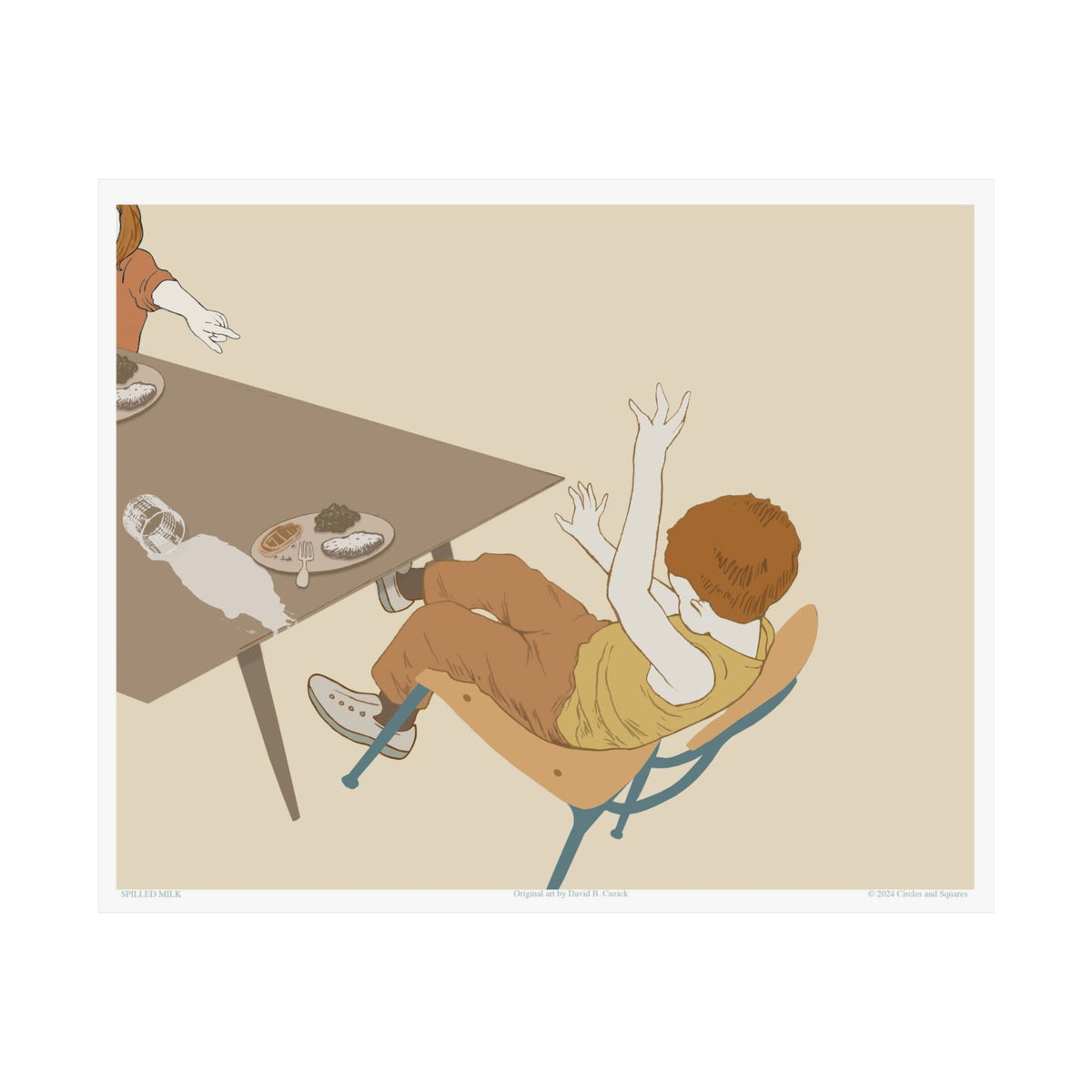 SPILLED MILK - poster - 3 sizes