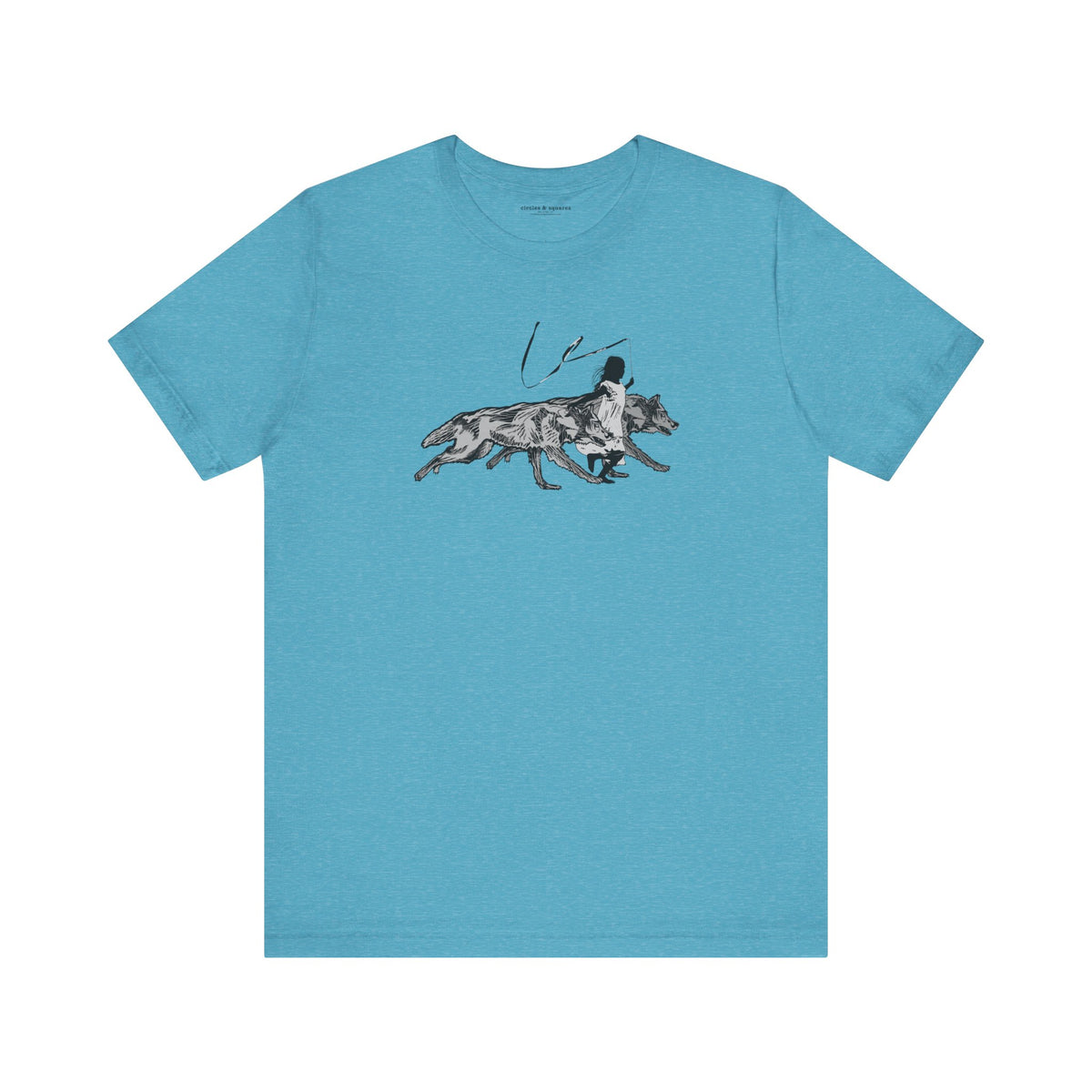 RUNNING WITH WOLVES - Unisex tee for men and women - FREE SHIPPING