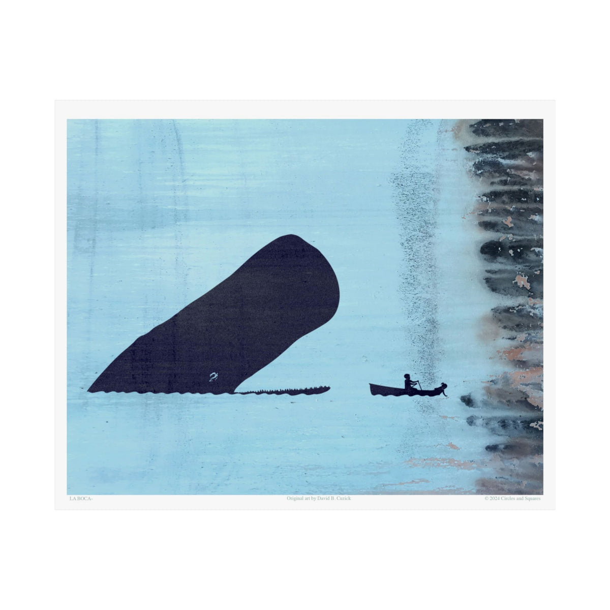 LA BOCA - poster - 3 sizes