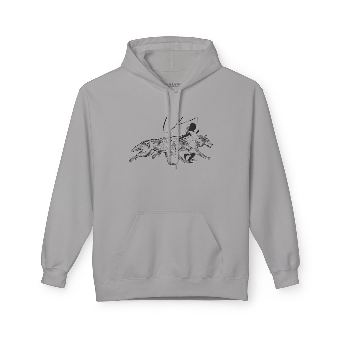 RUNNING WITH WOLVES - Unisex Fleece Hoodie - FREE SHIPPING