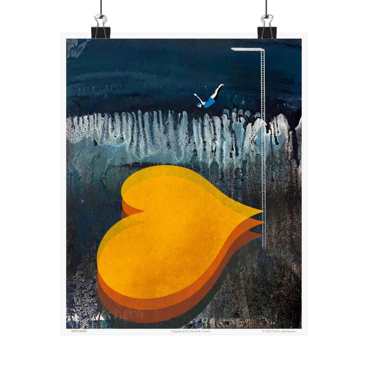 DIVE DEEP - poster - 3 sizes