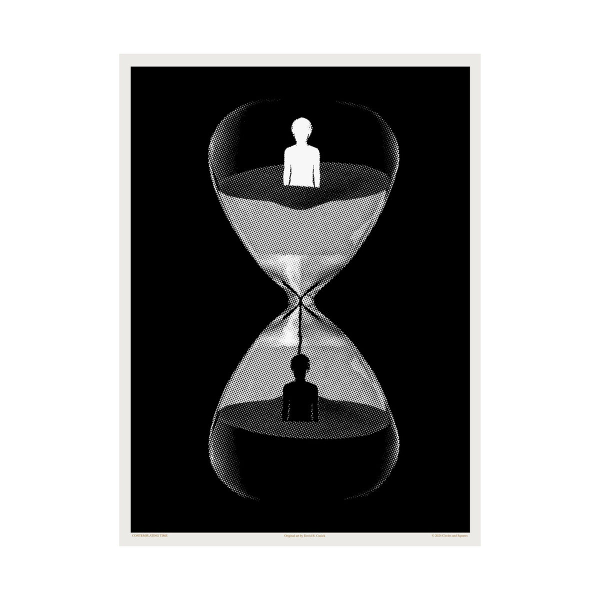 CONTEMPLATING TIME - poster - 3 sizes